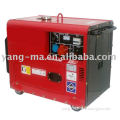 portable soundproof air cooled 186 engine 5KVA silent diesel generator Brushless 220/380v single/3 phase